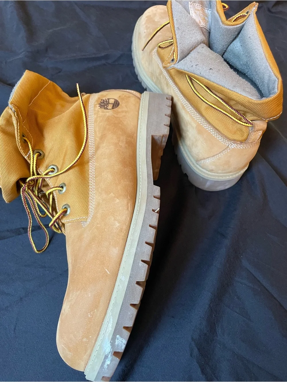 Timberland Tan/Nubuck Work Boots Size USA 11.5 - EU 45.5